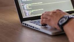 person working on laptop